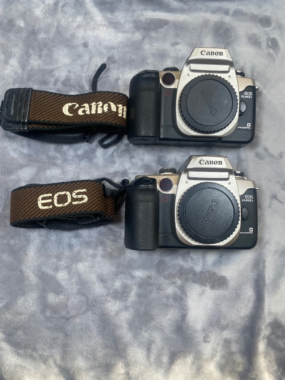Canon Eos Elan IIe Pair of 35MM SLR Cameras with Eye Control
